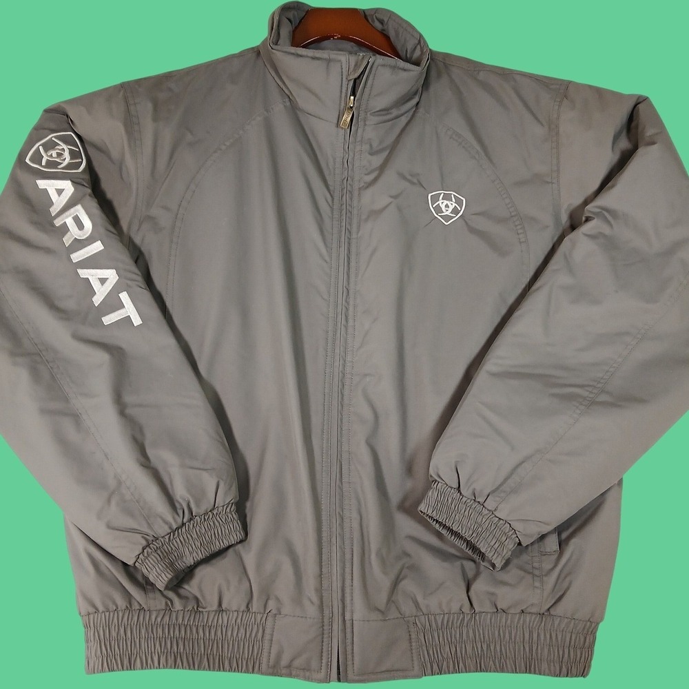 Ariat Jacket Mens Large Team Insulated Quilt Lined Full Zip